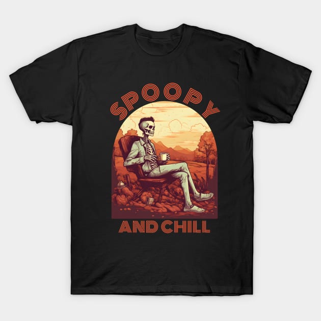 Spoopy and chill T-Shirt by Polyverse Boutique